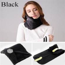 Load image into Gallery viewer, Travel Pillow and Multifunctional Scarf Travel Neck Pillow Soft Scarf Pillow Support Pillow Multifunctional Scarf For Airplane Home Or Office Nap Slow Rebound Space Outdoor Pillow Solid Neckline Cervical Healthcare Muffler Pillows
