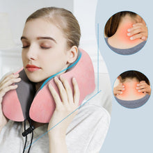 将图片加载到图库查看器，Travel Pillow U Shaped Memory Foam Neck Pillows Neck Cervical Airplane Pillow Healthcare Bedding Free Eye Mask and Earplugs Neck Support Pillow Headrest Travel Folding Slow Rebound Journey Trip Cushion Memory Foam Travel Pillow Neck Pillow

