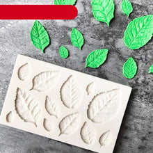 将图片加载到图库查看器，Tree Leaf Mold Silicone Fondant Cake Decorating Tools Chocolate Baking Mould 3D Sugarcraft  Homemade Bakeware 3D Leaf Silicone Mold For Chocolate Candy Sugar Craft Cake Decoration Cupcake Decoration
