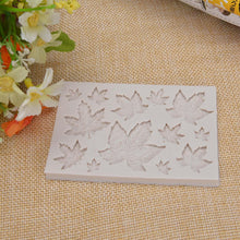 将图片加载到图库查看器，Tree Leaf Mold Silicone Fondant Cake Decorating Tools Chocolate Baking Mould 3D Sugarcraft  Homemade Bakeware 3D Leaf Silicone Mold For Chocolate Candy Sugar Craft Cake Decoration Cupcake Decoration
