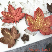 将图片加载到图库查看器，Tree Leaf Mold Silicone Fondant Cake Decorating Tools Chocolate Baking Mould 3D Sugarcraft  Homemade Bakeware 3D Leaf Silicone Mold For Chocolate Candy Sugar Craft Cake Decoration Cupcake Decoration
