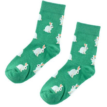 Load image into Gallery viewer, Trendy Alpaca Elephant Fox Rabbit Animal socks Cotton Casual Socks Warm Unisex Streetwear Cute Funny Socks Short Happy Ankle Socks For Animal Lover Men And Women
