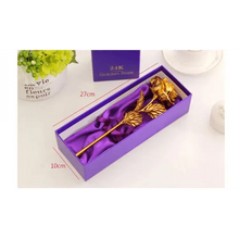 将图片加载到图库查看器，Trendy Flower Gift for Loved ones 24K Gold Rose Gift Big Rose with Gift Box Best Gift for Girlfriend Valentines Day
