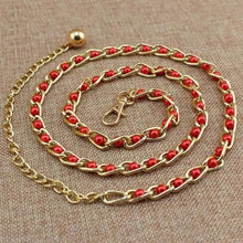 Load image into Gallery viewer, Trendy Heart Shaped Design Body Long Chain Ladies Belts Modern Metal Waist Chain Love Belts For Women
