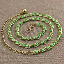 Load image into Gallery viewer, Trendy Heart Shaped Design Body Long Chain Ladies Belts Modern Metal Waist Chain Love Belts For Women
