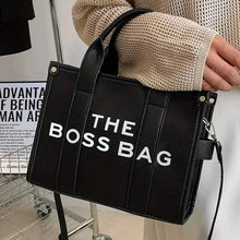 Load image into Gallery viewer, Trendy Leather Tote Bag Small Personalized Top Handle Crossbody Handbags
