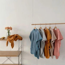 Load image into Gallery viewer, Trendy Rabbit Cartoon Bathrobes For Girls Boys Unisex Soft Hooded And Comfortable Kids Vintage Design Bathrobes
