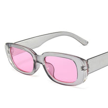 将图片加载到图库查看器，Trendy Rectangle Sunglasses for Women Narrow Square Frame Rectangle Sunglasses For Women New Luxury Glasses For Women/Men New Retro Style  Sun Glasses for Men
