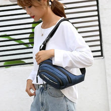 Load image into Gallery viewer, Trendy Waist Pouch Bag Hip Pack With Adjustable Straps for Casual Travel Hiking Running Outdoor Sports Classy Money Pouch Waist Bag
