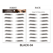 Load image into Gallery viewer, Trendy Waterproof  1 Piece Hair-liked Authentic Eyebrow Tattoo Sticker Waterproof Cosmetics Long Lasting Makeup False Eyebrows Stickers
