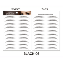 Load image into Gallery viewer, Trendy Waterproof  1 Piece Hair-liked Authentic Eyebrow Tattoo Sticker Waterproof Cosmetics Long Lasting Makeup False Eyebrows Stickers
