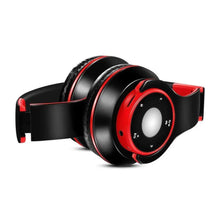 将图片加载到图库查看器，Wireless Headset Bluetooth Earphones and Headphone Foldable Adjustment Bluetooth Wired Headphones TF Card MP3 FM Radios For Online Class Business Trip Travel Video Conference
