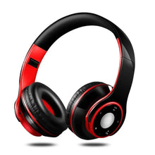将图片加载到图库查看器，Wireless Headset Bluetooth Earphones and Headphone Foldable Adjustment Bluetooth Wired Headphones TF Card MP3 FM Radios For Online Class Business Trip Travel Video Conference
