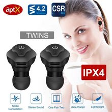 Load image into Gallery viewer, True Wireless Earbuds CSR v4.2 In-Ear Stereo Headsets
