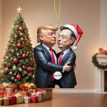Load image into Gallery viewer, Trump &amp; Musk Photo Acrylic Ornament Versatile Hanging Decor
