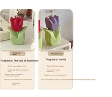 Load image into Gallery viewer, Tulip Candle Aroma Decoration Wedding Souvenir Birthday Gift Decoration Candles Handmade Delicate Tulip Flower Shape Candle  Perfect for Birthday Party Wedding Spa Home Decor
