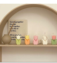 Load image into Gallery viewer, Tulip Candle Aroma Decoration Wedding Souvenir Birthday Gift Decoration Candles Handmade Delicate Tulip Flower Shape Candle  Perfect for Birthday Party Wedding Spa Home Decor

