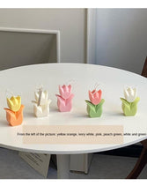 Load image into Gallery viewer, Tulip Candle Aroma Decoration Wedding Souvenir Birthday Gift Decoration Candles Handmade Delicate Tulip Flower Shape Candle  Perfect for Birthday Party Wedding Spa Home Decor
