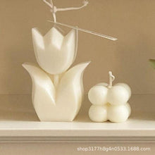 Load image into Gallery viewer, Tulip Candle Aroma Decoration Wedding Souvenir Birthday Gift Decoration Candles Handmade Delicate Tulip Flower Shape Candle  Perfect for Birthday Party Wedding Spa Home Decor
