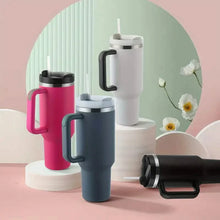 Load image into Gallery viewer, Tumbler with Handle And Straw Lid, Leak-proof Travel 40oz Coffee Mug
