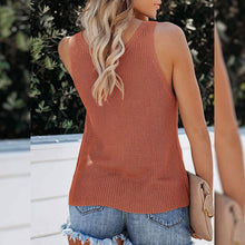 将图片加载到图库查看器，Tutorutor Women's Sleeveless V Neck Sweater
