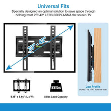 Load image into Gallery viewer, TV Wall Mount Bracket Tilt for 23"-42" LED/LCD/PLASMA Flat TV
