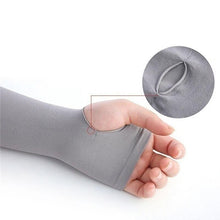 Load image into Gallery viewer, Two Pairs Of Arm Sleeve Sunscreen Cuff Arm Sleeves UV Sun Protect Anti-Slip Summer Men Women Gloves Summer Arm Sleeves Cover Unisex Cooling Sleeves Sports Workout Outdoor Sleeves
