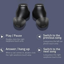 将图片加载到图库查看器，TWS Wireless Bluetooth 5.0 Earphones
