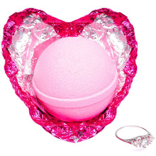 Load image into Gallery viewer, Love Potion Bath Bomb with Jewelry Ring Inside
