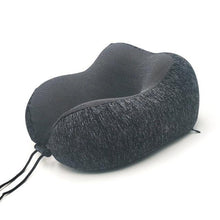Load image into Gallery viewer, U-Shape Travel Pillow Pure Memory Foam Neck Pillow for Airplane Office Nap Cervical Pillows Flight Sleeping Head Neck Support Memory Cotton Neck Pillow Cervical Vertebra Travel Portable Noon Break Aircraft Neck Pillow For Traveling
