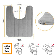 Load image into Gallery viewer, U Shaped Non-slip Toilet Mat
