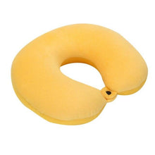 将图片加载到图库查看器，U Shaped Travel Pillow Particles Neck Car Plane Pillows Soft Cushion Home Outdoor Textile Memory Foam U-Shaped Pillow Slow Rebound Neck Pillow Nap Airplane Pillow Sleep With No Neck Pain Super Soft Memory Foam Neck Pillow Easy Washing With Removable Cover
