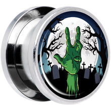 Load image into Gallery viewer, Cemetery Zombie Hand Halloween Plug Set 9/16
