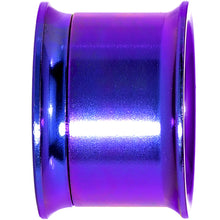 Load image into Gallery viewer, 2G Blue Anodized Titanium Steel Screw Fit Tunnel Plug Set
