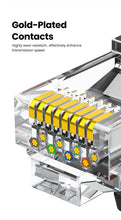 Load image into Gallery viewer, Ethernet Cable 1000Mbps Cat 6 Network Lan UTP Gigabit Networking Wire Plated RJ45 Connectors Cat6 Network Ethernet LAN Cable For Laptop Router RJ45 CAT6 Ethernet Cable

