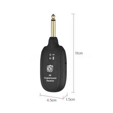 将图片加载到图库查看器，UHF Guitar Wireless System Transmitter Receiver

