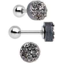 Load image into Gallery viewer, 16G 1/4 Tantalizing Textures Tragus Cartilage Earring Set of 5
