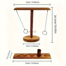 Load image into Gallery viewer, Ultimate Wooden Ring Toss Hook and Ring Indoor Combat Game
