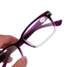 Load image into Gallery viewer, Ultra Light Reading Glasses Presbyopia  Eyeglasses Diopter Reading Glasses For Men Metal Quality Classic Frame Computer Readers Reading Glasses with Comfort Spring Hinges for Men and Women  1.0 1.5 2.0 2.5 3.0

