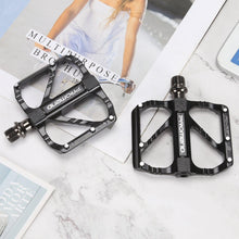 Load image into Gallery viewer, Ultralight 3 Bearings Pedal Bicycle Bike Pedal Anti-Slip Footboard Bearing Quick Release Aluminum Alloy Bike Accessories Non-Slip Mountain Bike Pedals Bicycle Platform Flat Pedals Aluminum Alloy Sealed Bearing Cycling Pedals
