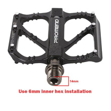 Load image into Gallery viewer, Ultralight Bicycle Pedal DU 3 Bearing Anti-Slip Aluminum Alloy Footboard Quick Release Mountain Road Bike Accessories Mountain Bike Pedals Aluminum Lightweight 3 Bearings Bicycle Pedals For Road Bike
