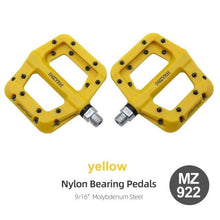 Load image into Gallery viewer, Ultralight Seal Bearings Bicycle Bike Pedals Cycling Nylon Road Pedals Flat Platform Bicycle Parts Accessories Mountain Bike Pedals Ultra Strong Machined Bicycle Flat Alloy Pedals Non-Slip
