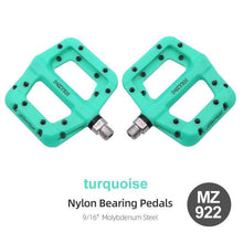 Load image into Gallery viewer, Ultralight Seal Bearings Bicycle Bike Pedals Cycling Nylon Road Pedals Flat Platform Bicycle Parts Accessories Mountain Bike Pedals Ultra Strong Machined Bicycle Flat Alloy Pedals Non-Slip
