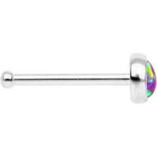 Load image into Gallery viewer, Purple 3mm Synthetic Opal Press Fit Nose Bone
