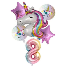 Load image into Gallery viewer, Unicorn Balloons for Birthday Decorations

