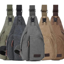 Load image into Gallery viewer, Unique Bag pack Style Vintage New Fashion Chest Shoulder Backpack Fanny Pack Cross body Bags for Men Travel Waist Bag
