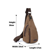 Load image into Gallery viewer, Unique Bag pack Style Vintage New Fashion Chest Shoulder Backpack Fanny Pack Cross body Bags for Men Travel Waist Bag
