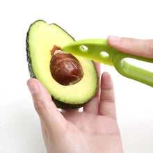 Load image into Gallery viewer, Unique Design 3 In 1 Avocado Slicer Shea Corer Butter Fruit Peeler Cutter Pulp Separator Plastic Knife Kitchen Vegetable Tools Kitchen Gadgets
