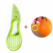 Load image into Gallery viewer, Unique Design 3 In 1 Avocado Slicer Shea Corer Butter Fruit Peeler Cutter Pulp Separator Plastic Knife Kitchen Vegetable Tools Kitchen Gadgets
