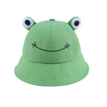 Load image into Gallery viewer, Unique Design Frog Bucket Hat for Women Summer Autumn Plain Female Panama Outdoor Hiking Beach Fishing Cap Sunscreen Woman Sunhat
